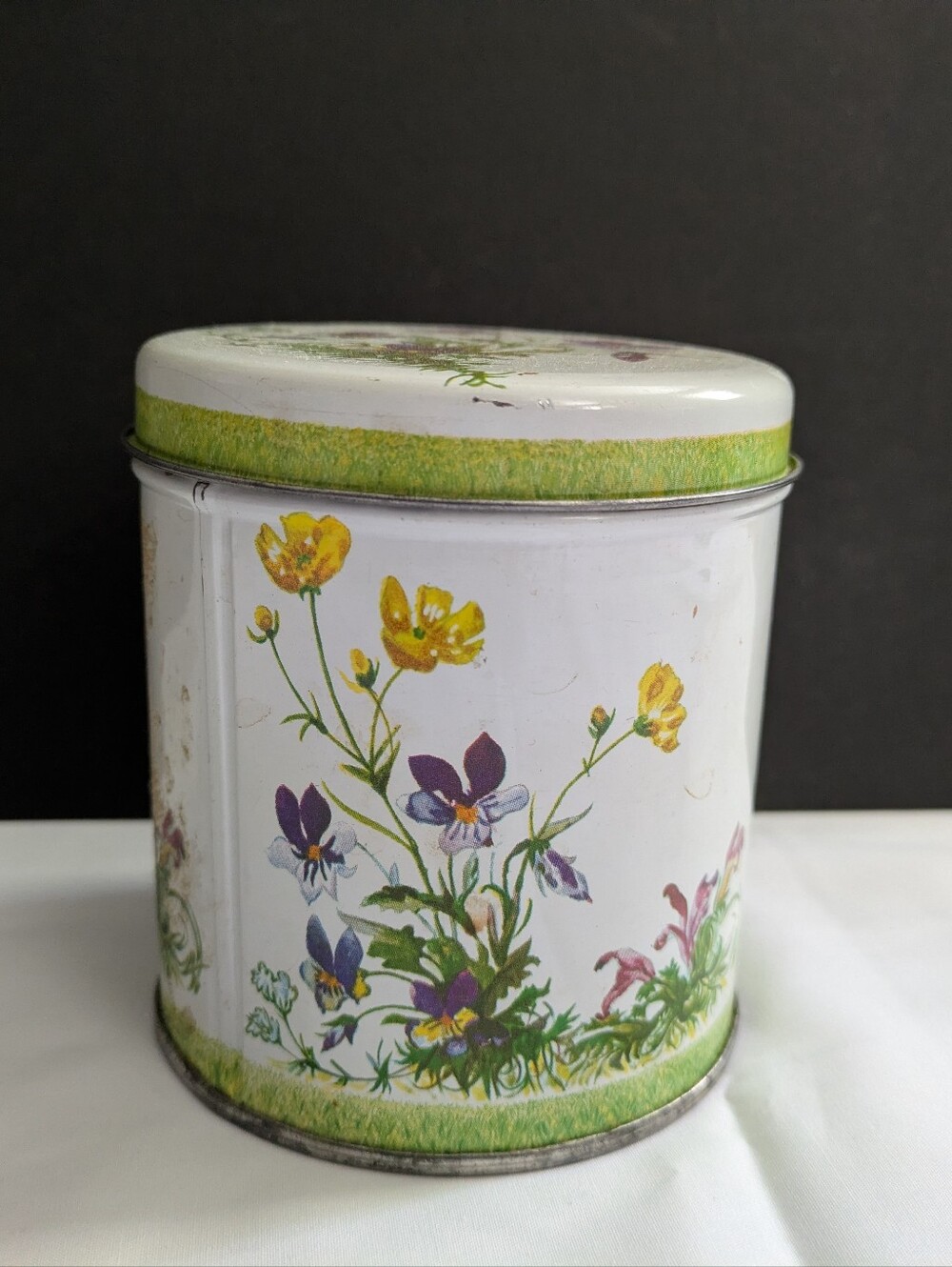 Small Floral Canister